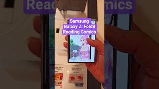 Samsung Galaxy Z Fold8 Hands on Reading Comics #technology #comics #zfold8