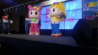 Pinypon Mascots Michelle And Julia Join The Cosplayers On Stage At Toy Expo 2018