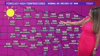 DFW weather: Triple-digit temps may break records this weekend