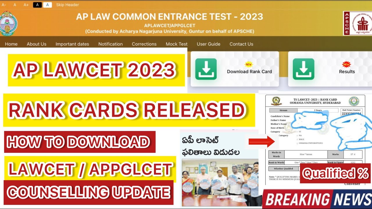 AP LAWCET 2023 RANK CARD RELEASED HOW TO CHECK AP LAWCET COUNSELLING ap-lawcet-2023-rank-card-released-how-to-check-ap-lawcet-counselling