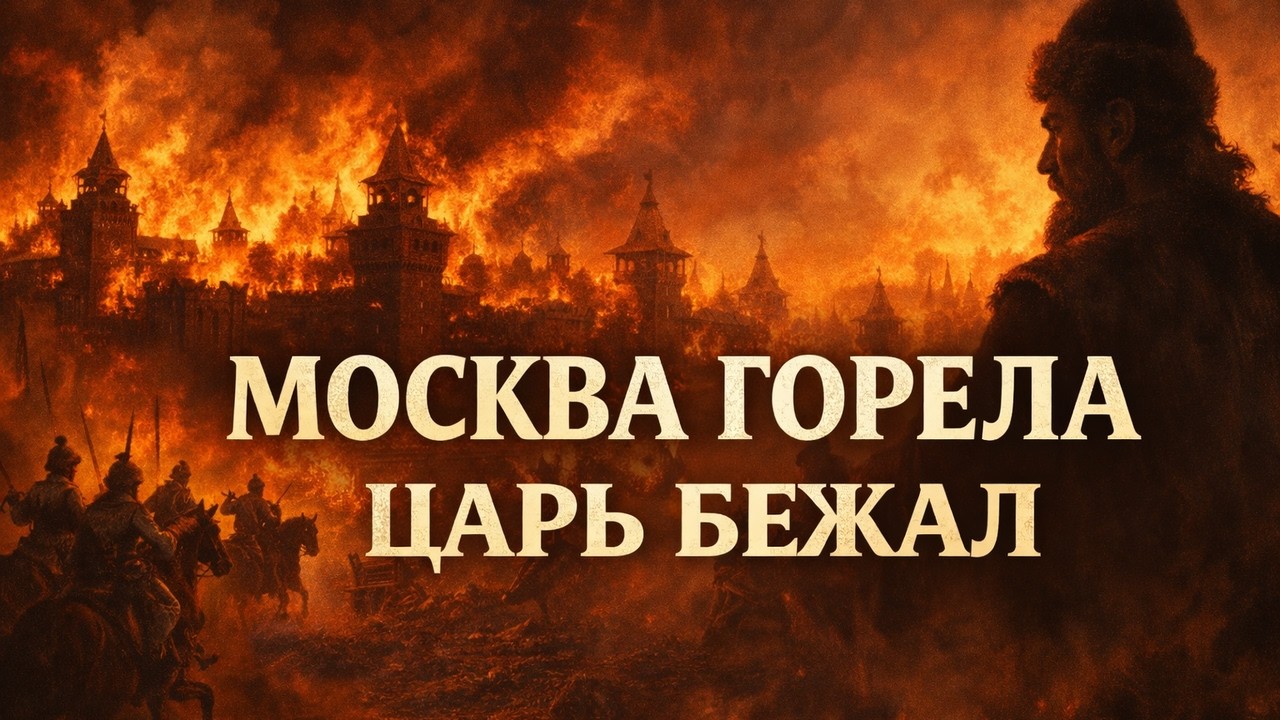 КРЫМСКИЙ ТАТАР ХАН сжёг Москву в 1571 году - Иван Грозный бежал и платил дань ещё 10 лет
