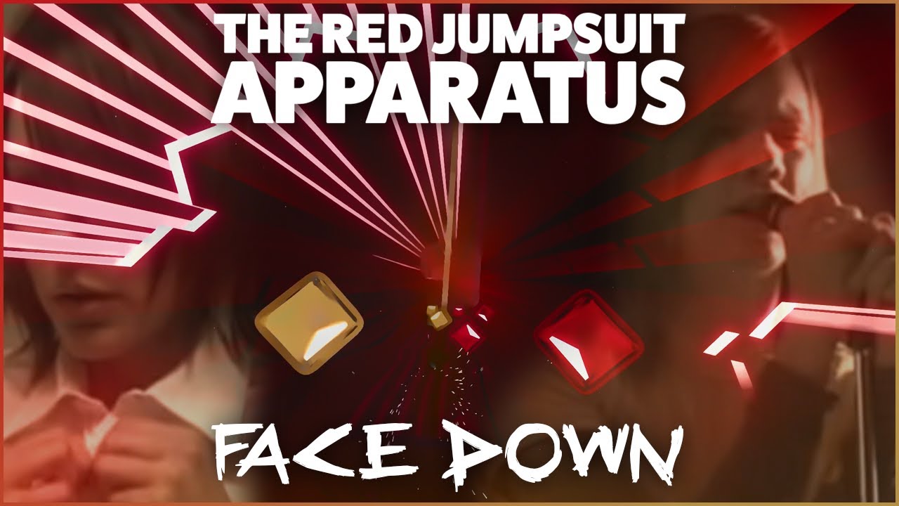 Face Down The Red Jumpsuit Apparatus Beat Saber [Expert+] YouTube