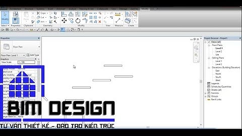 Hướng Dẫn Revit 2017-"Bài 6: Công Cụ Hiệu Chỉnh Đối Tượng Phần 1"