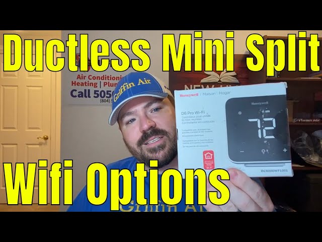 Can Ductless Mini Splits connect to Wifi? 3 options! Honeywell D6 tips.  Daikin Mitsubishi Fujitsu - YouTube