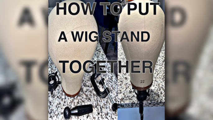 UNBOXING MANNEQUIN HEAD WIG STAND TRIPOD FROM  - DANSEE 