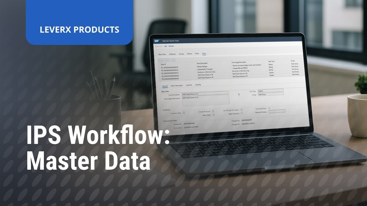 IPS Workflow: Master Data