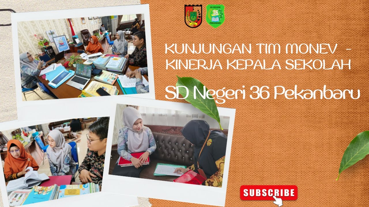 Kunjungan Tim Monev ke SD Negeri 36 Pekanbaru dalam Rangka Supervisi Kinerja Kepala Sekolah