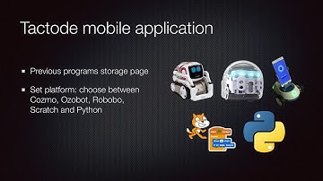 Tactode - Tactile Coding, tangible programming system for robots and other targets