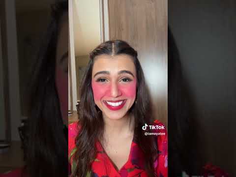 اياتي عملت تحدي المئة طبقة من احمر الخدود النتيجة النهائية