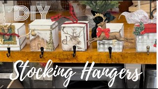 DIY Christmas Stocking Hangers Using IOD New Release 2022