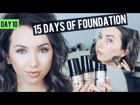NEW LA GIRL PRO COVERAGE HD Foundation & WHITE MIXER {Review & Demo} 15  DAYS OF FOUNDATION 