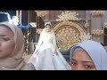 اللقطات الاولى من فرح نادين بنت نشوى عالم نشوى شوف اطلالة العروسين وفستان نشوى الاكل مع نشوي 
