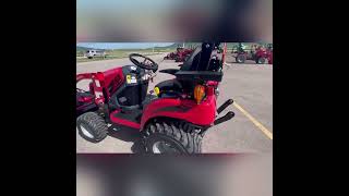 2022 Mahindra Emax 20S HST compact tractor with loader walk around at Spearfish Equipment.
