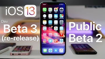 iOS 13 Public Beta 2 and Dev Beta 3 Re-release - What