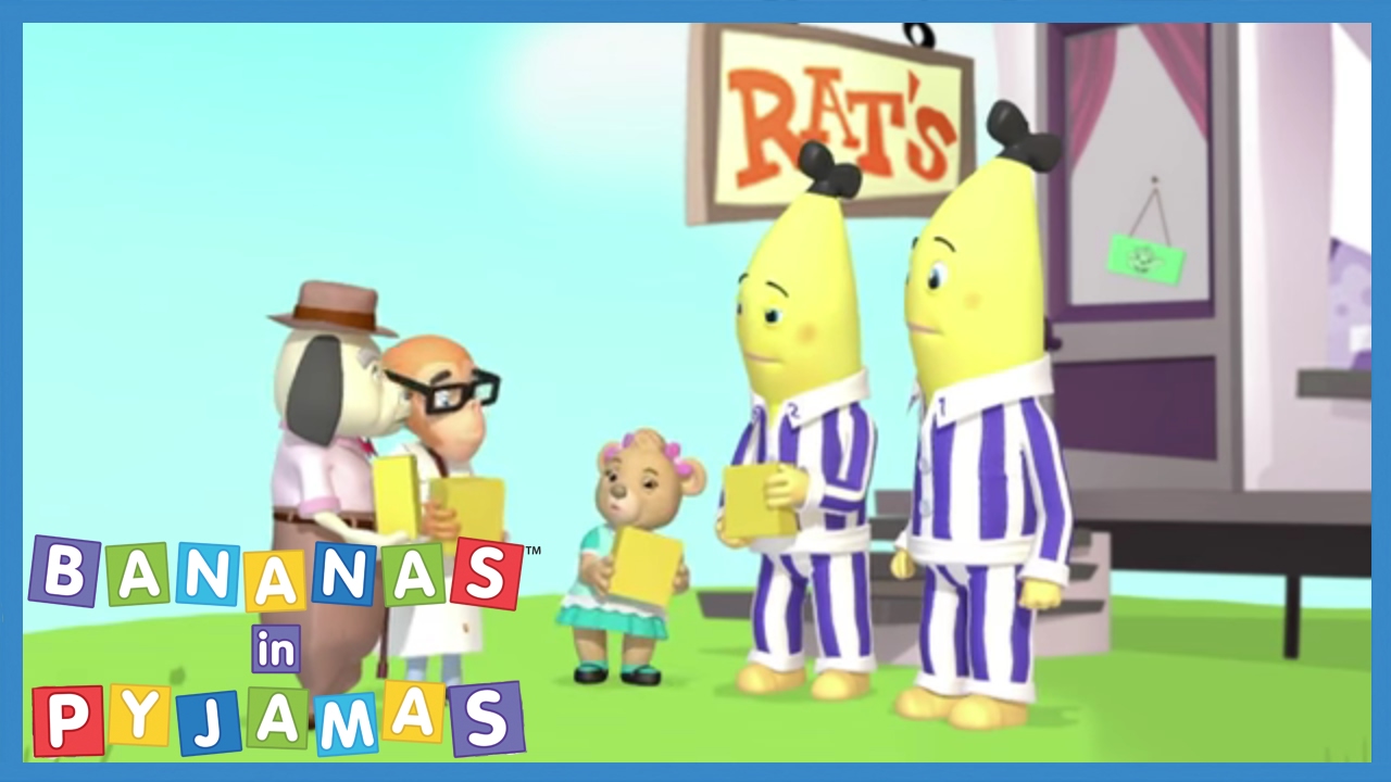 Oh That Rat in a Hat! - Bananas in Pyjamas Official