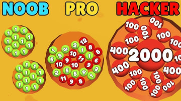 DIGS and BALLS - Satisfying Mobile Games (NOOB vs PRO vs HACKER)