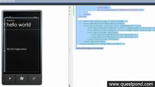 Windows phone 7 programming   How to create a simple windows phone application screenshot 1