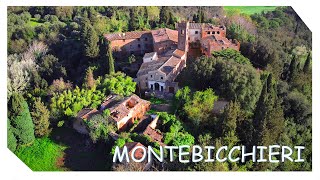 Montebicchieri  - Borgo Medievale  - Pisa - Mini documentario (4K) - Walking and Fly Tour (2024)