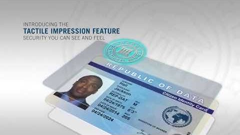 Datacard Tactile Impression Feature Overview