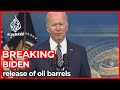 Biden releasing one million barrels of oil per day to cool prices