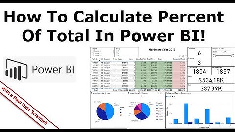Power BI DAX - Using SUMX to Calculate Percent of Total!