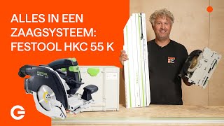 Nieuw! Cirkelzaag, Afkortzaag én Invalzaag in één: Festool HKC 55 KEB Review