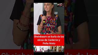 Sheinbaum se burla de expresidentes