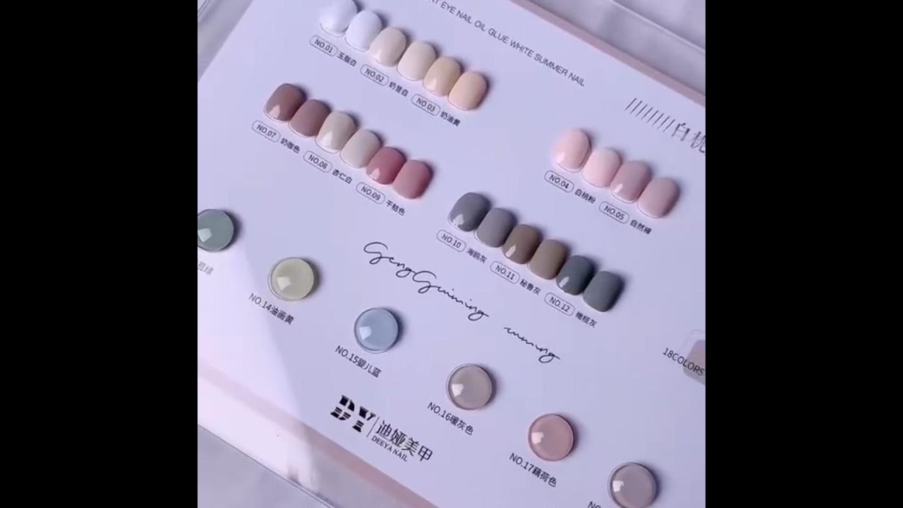 18 popular colors long lasting private label color gel polish set for salons