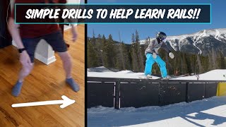 2 Drills To Help You Learn How To Hit Rails on Skis!!