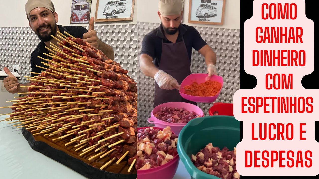 Como ganhar dinheiro com espetinhos (lucros e despesas) #espetinho #lucro #despesas #vendas