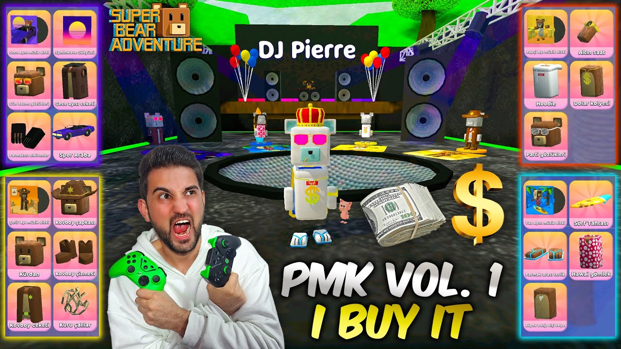 Super Bear Adventure SBA PMK VOL.1 satın Aldım — (Android, Multiplayer 12.0)