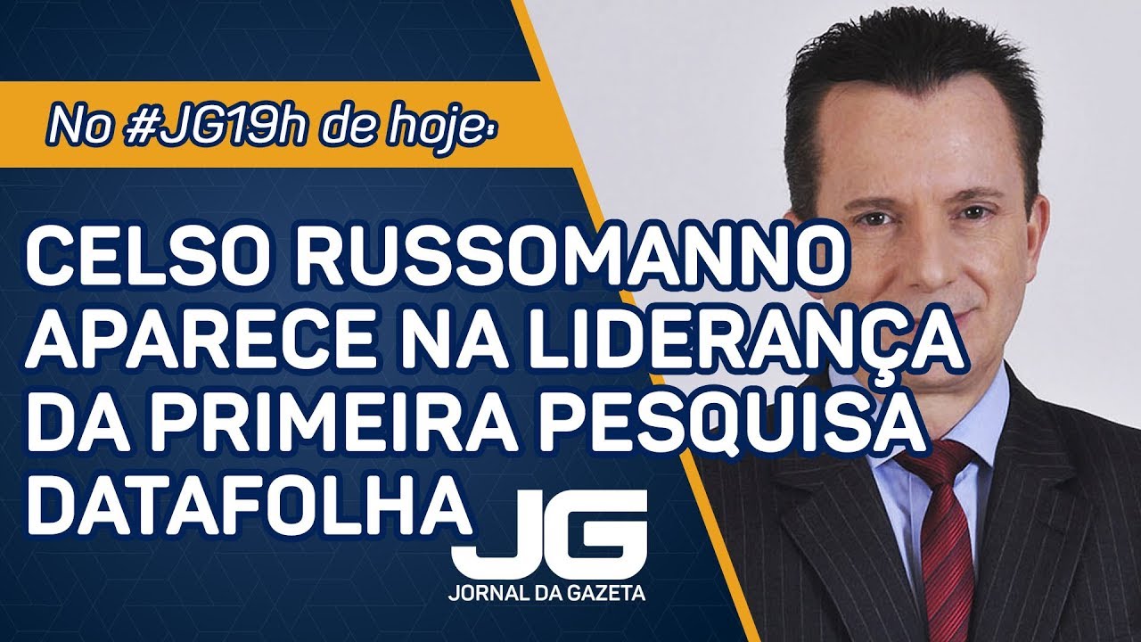 Celso Russomanno aparece na liderança da primeira pesquisa Datafolha – Jornal da Gazeta – 24/09/2020