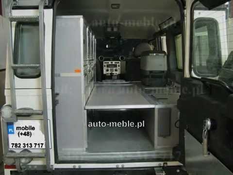 Land Rover Defender Zabudowa Wyprawowa Interior Design Custom Built Indoor Off Road Vehicles