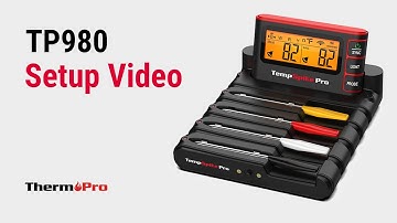 ThermoPro TP-980 Wi-Fi TempSpike Pro Wireless Meat Thermometer Setup Video