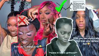 WIG INFLUENCER That Hates Her 4c Hair? (pretends to be shocked).