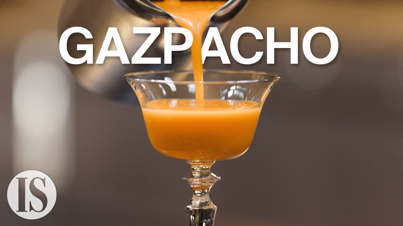 Il Gazpacho del ristorante 3 stelle Michelin spagnolo Cocina Hermanos Torres