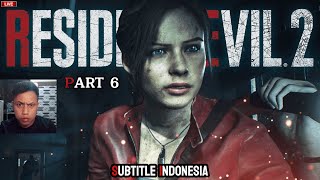 CLAIRE REDFIELD MELAWAN ZOMBIE - RESIDENT EVIL 2 REMAKE PART 6 sub indo