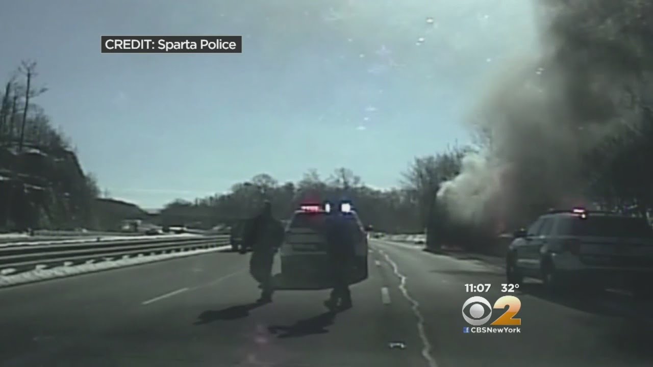 CBS2 Exclusive: Sparta Truck Fire - YouTube