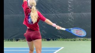 Kalinskaya Looking Cheeky at the Washington DC Open