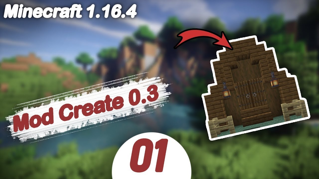 Прохождение Minecraft 1.16.4. Выживание с Модом (Create 0.3)#1 Начало