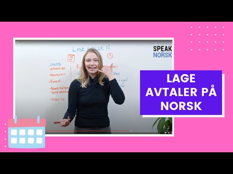 Video: Hvordan Lage Avtaler