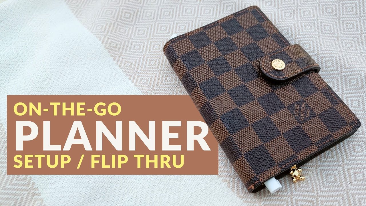 on-the-go-pocket-planner-setup-flip-thru-ft-louis-vuitton-small