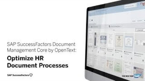 Document Management by OpenText - Optimize HR Document Processes