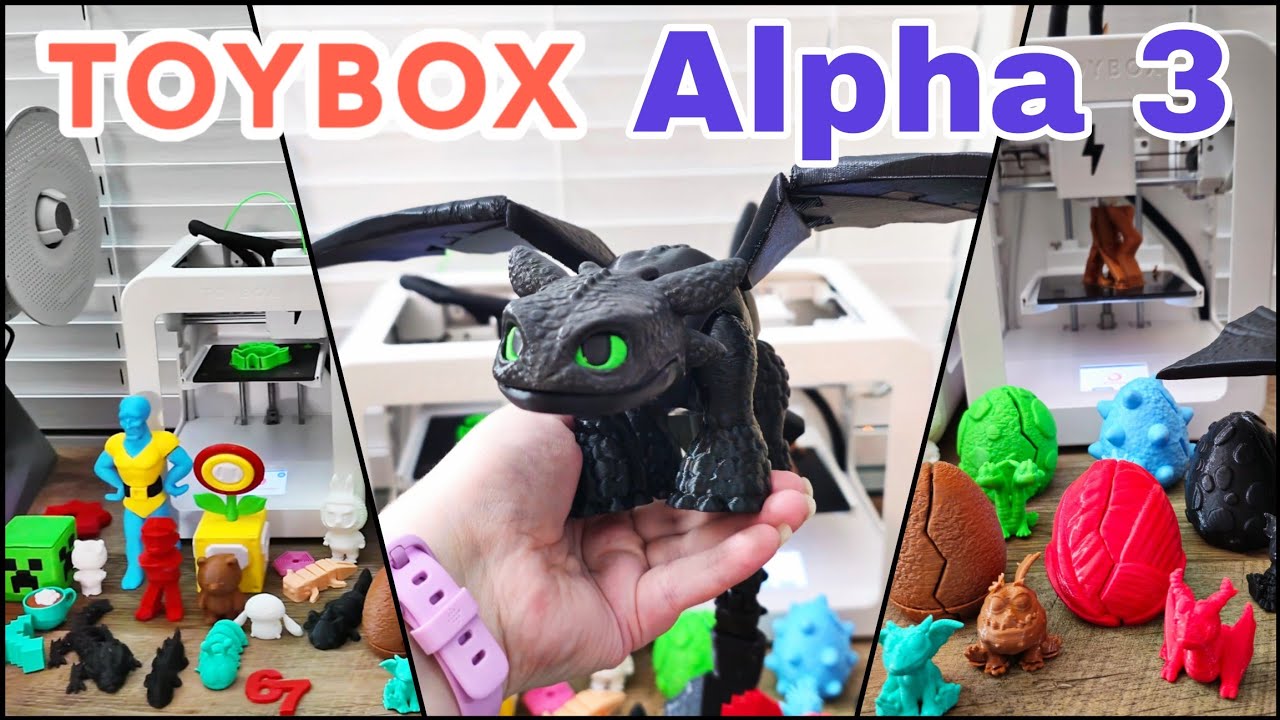 Мы протестировали новый 3D-принтер Toybox Alpha 3 в сравнении с Alpha 2.