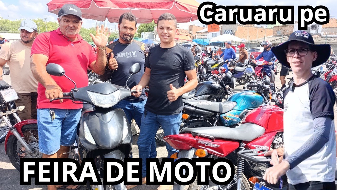 FEIRA DE MOTOS USADAS EM CARUARU PE 11/01/2026 