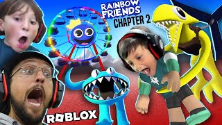 Roblox Rainbow Friends are NOT our Friends 🌈=💀 (FGTeeV Gameplay w/ Drizz)  - BiliBili