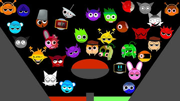 Incredibox Sprunki Retake Marble Race In Algodoo — Who Will Win?