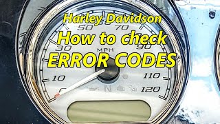 Harley Davidson - How To Check Error Codes