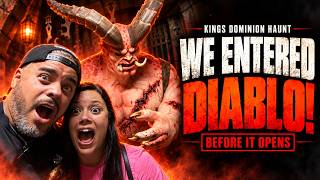 Kings Dominion Haunt 2026 Opening Weekend… We Got Into DIABLO Early!