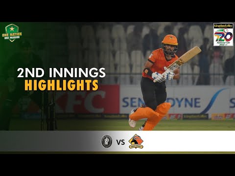 2nd Innings Highlights | Khyber Pakhtunkhwa vs Sindh | Final Match 33 | National T20 2022 | MS2T